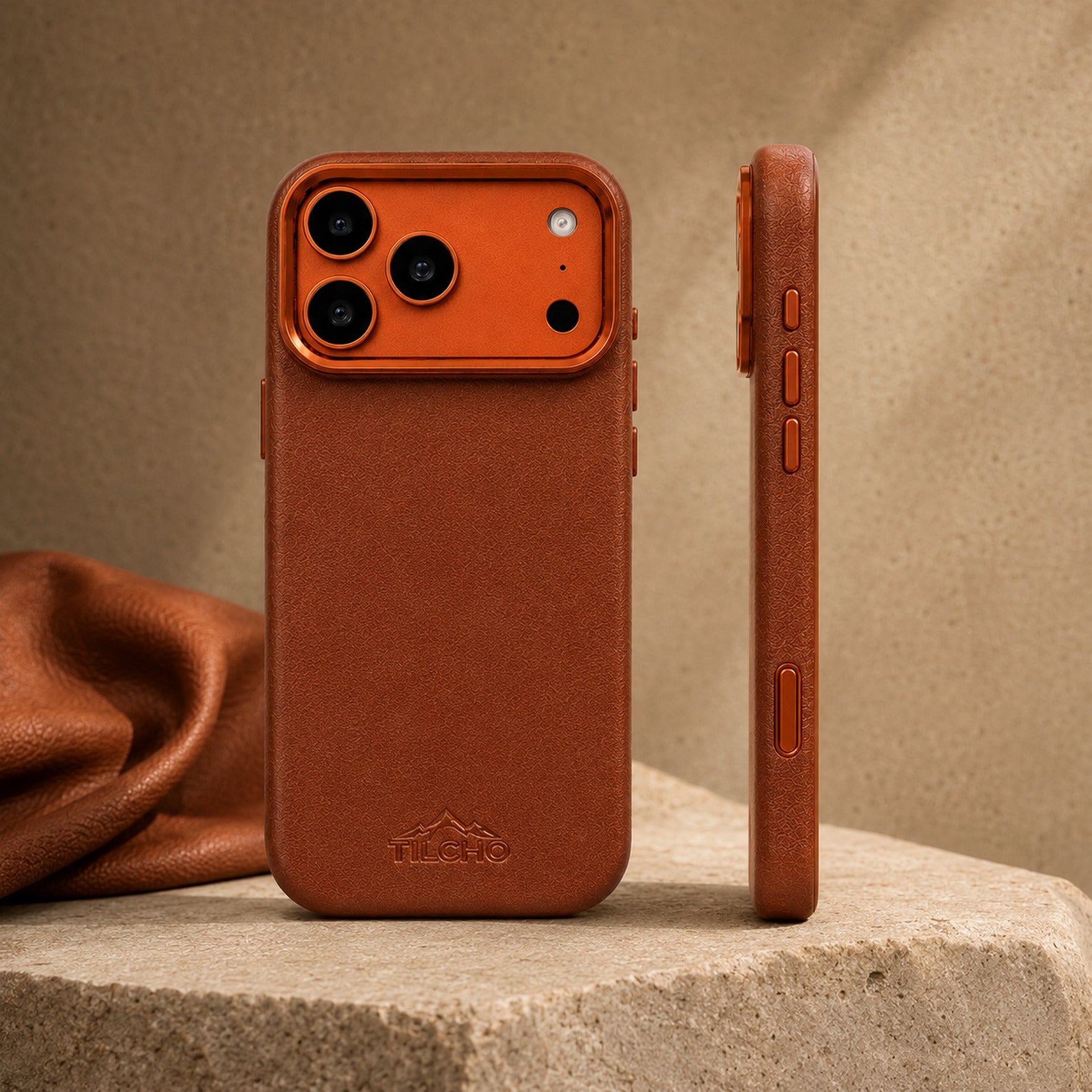 TILCHO slim profile and aluminum button detail