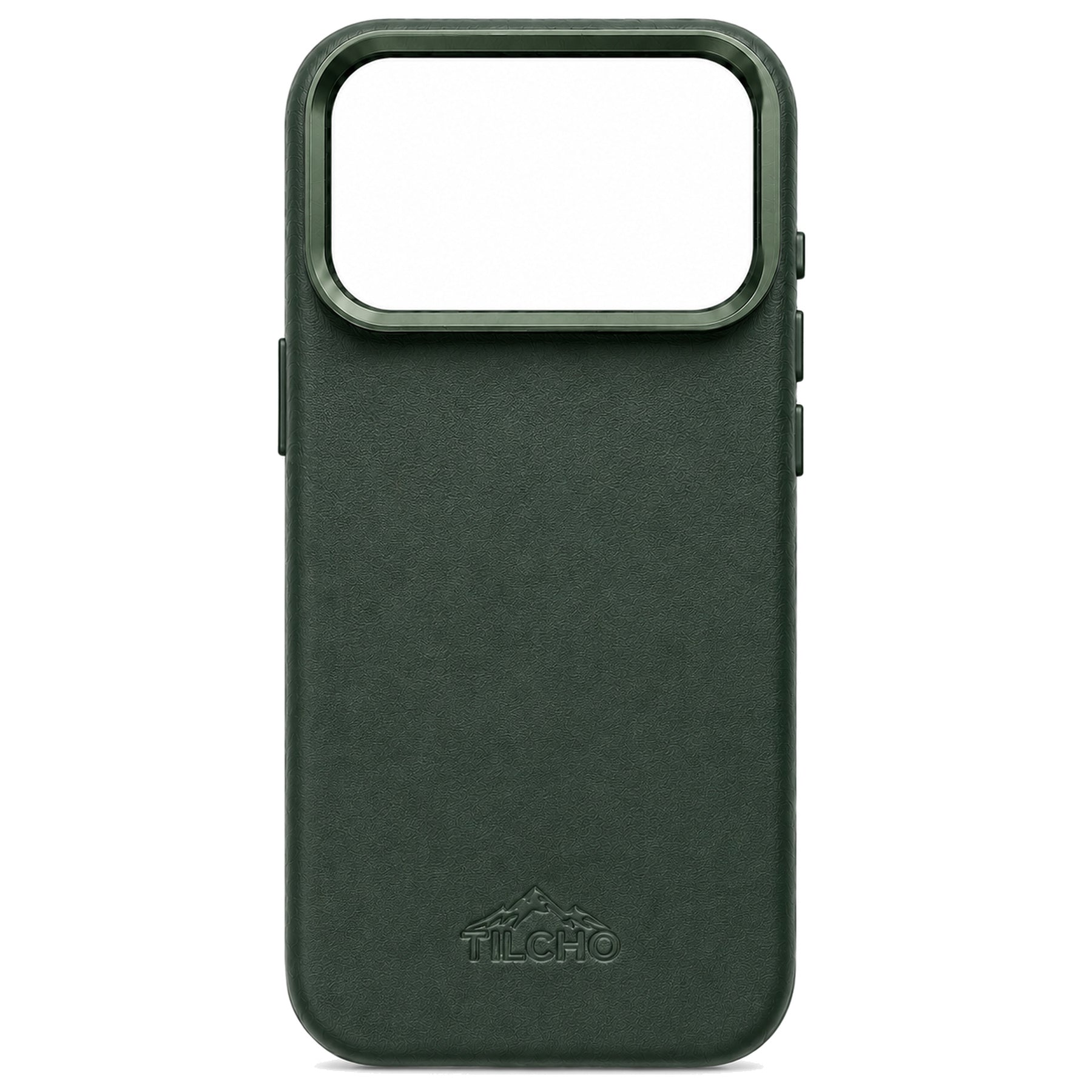 TILCHO Forest Green leather iPhone case