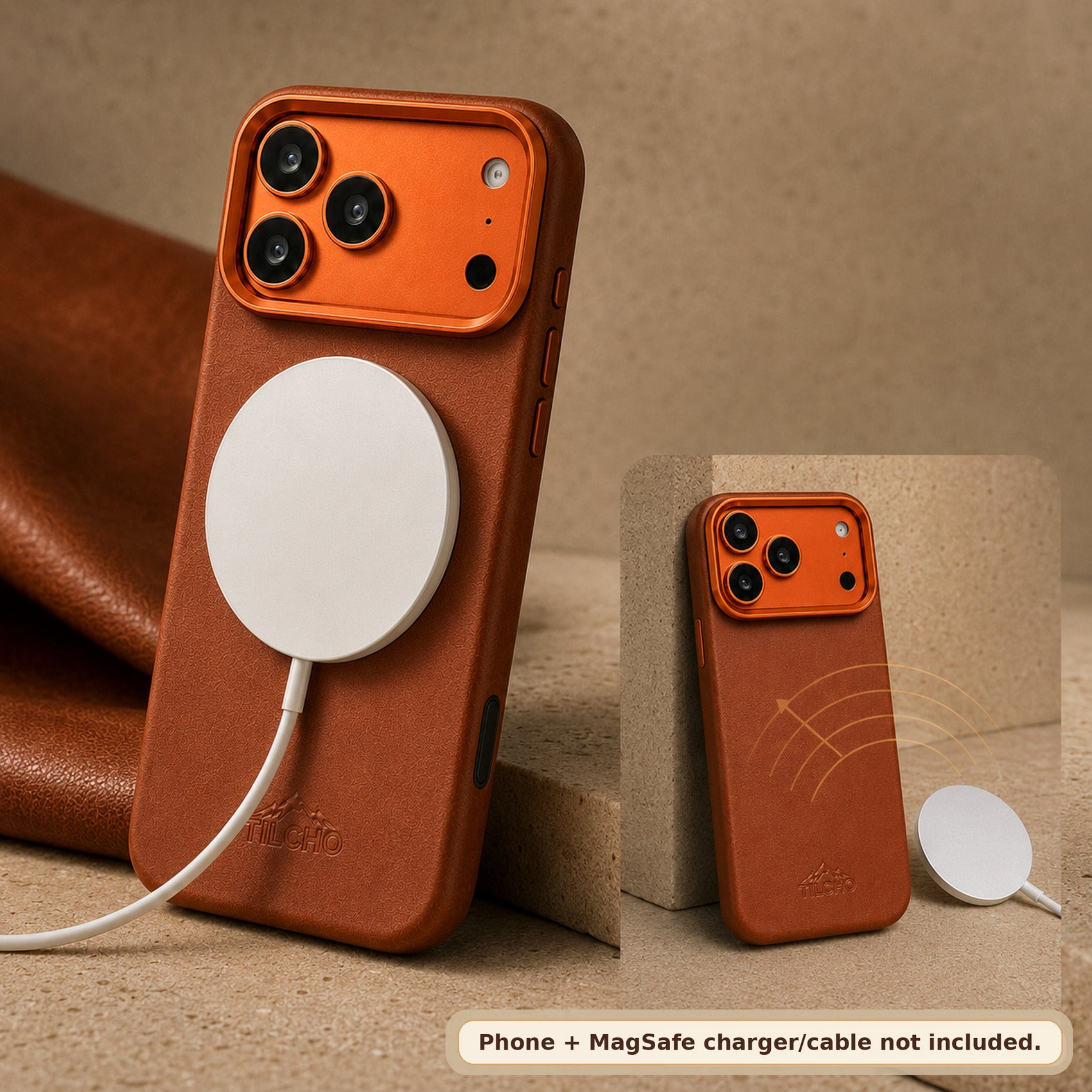 TILCHO MagSafe-compatible magnetic charging alignment