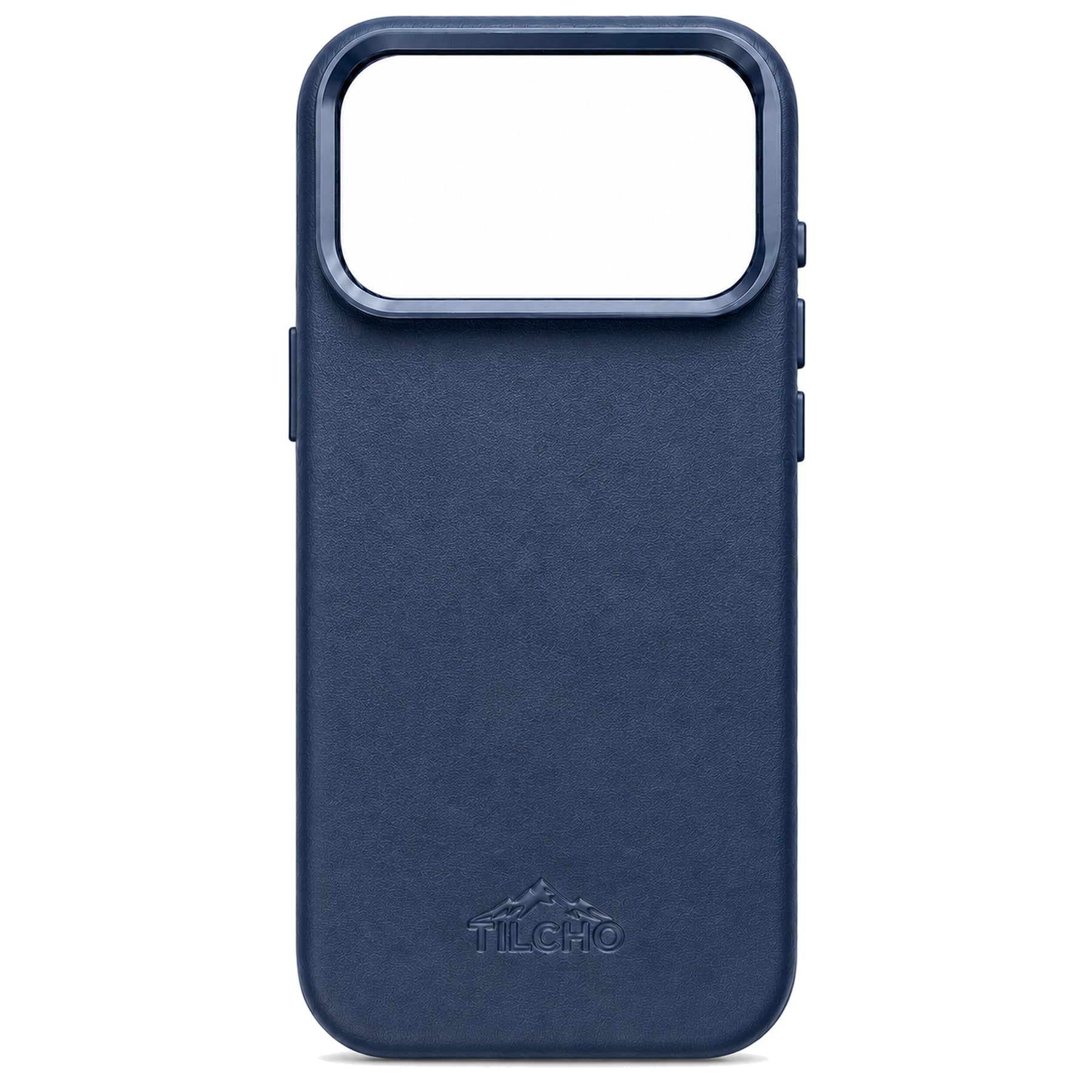 TILCHO Navy Blue leather iPhone case